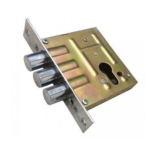 фото: Замок врезной верхний на китайские двери Leksa 3014Ц-3Р