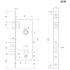 фото:  Замок врезной Apecs 2210/60 №2