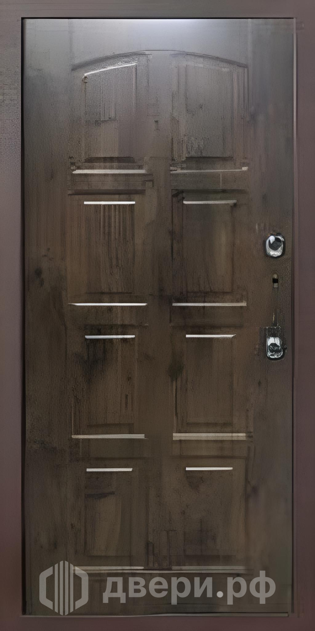 фото: Входная дверь Термо Акация темная