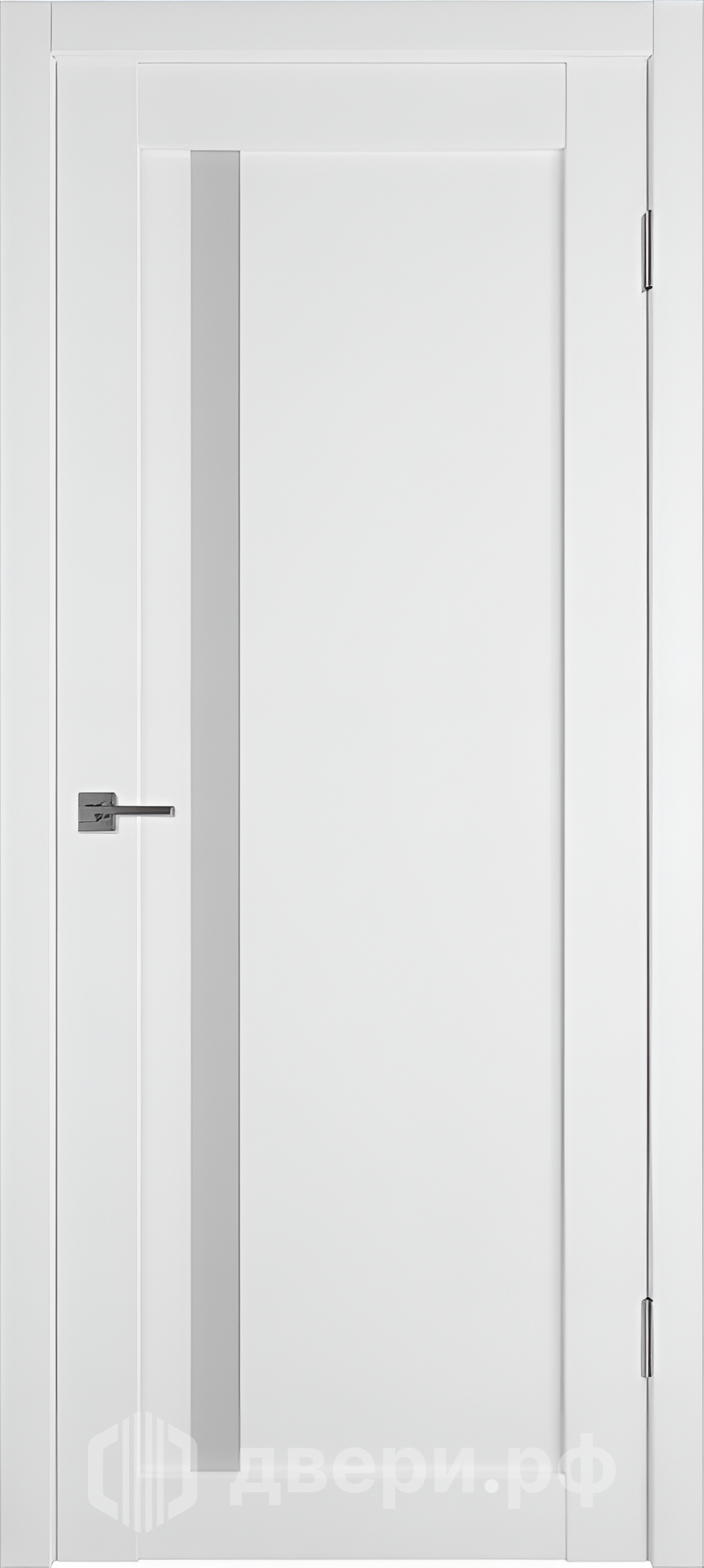 фото: Межкомнатная дверь Эмалекс 34 Сатин белый