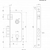 фото:  Замок врезной Avers 2226/70 №2