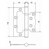 фото:  Петля Apecs 100*75 В2-Steel №3