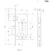 фото:  Замок врезной Apecs 1226/60 №2
