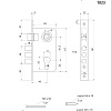 фото:  Замок врезной Apecs 1023/60 №2