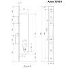 фото:  Замок врезной Apecs 7300-30-R №2