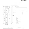 фото:  Замок врезной Apecs 1223/60 №3