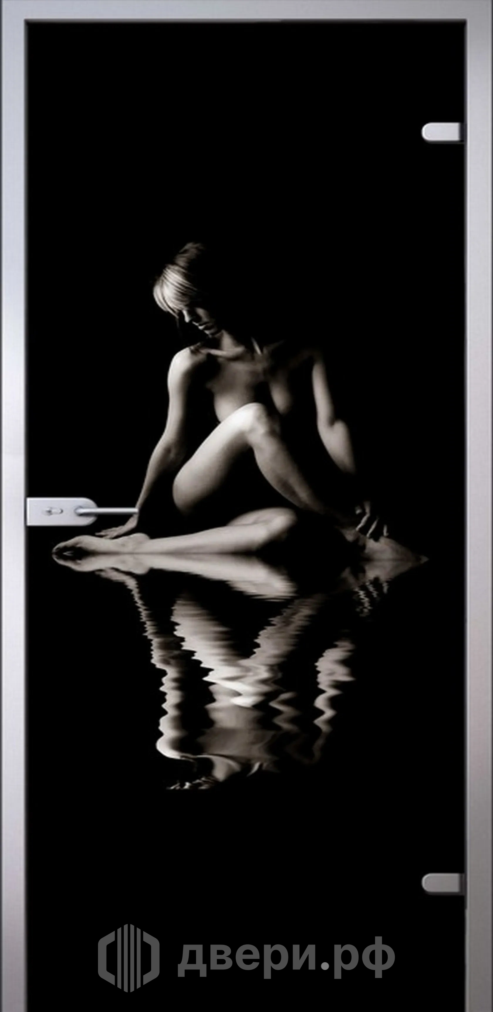 фото: Стеклянная дверь Женщина