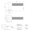 фото:  Ручка дверная Code Deco Slim H-40149-A №3