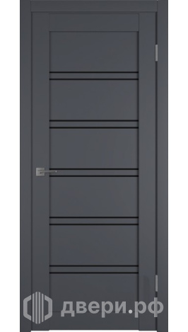 фото: Межкомнатная дверь Emalex 28 (Black Gloss)