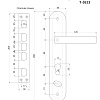 фото:  Замок врезной Apecs T-0523-C (правый) №3