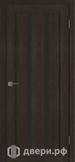 фото: Межкомнатная дверь Атум 2 Лакобель черный