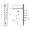 фото:  Замок врезной BORDER 77411-ЗВ9-6ПКЗ №3