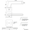 фото:  Ручка дверная Code Deco Slim H-30118-A №3