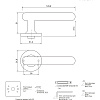 фото:  Ручка дверная Code Deco Slim H-40150-A  №3