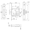 фото:  Замок врезной БИФ-0010-1*3-ЛК №2