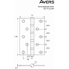 фото:  Петля Avers 125х75х2.5-B4 №1