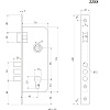 фото:  Замок врезной Apecs 2227/60 №2