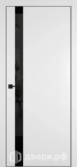 фото: Межкомнатная дверь Urban 1SV 4x4 (Black Gloss/Black Mould)