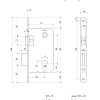 фото:  Замок врезной Apecs 5300 №2