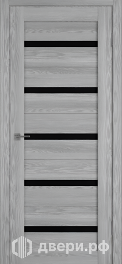 фото: Межкомнатная дверь Атум 7 Лакобель черный