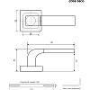 фото:  Ручка дверная Code Deco H-22104-A №2