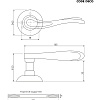 фото:  Ручка дверная Code Deco H-14064-A №3