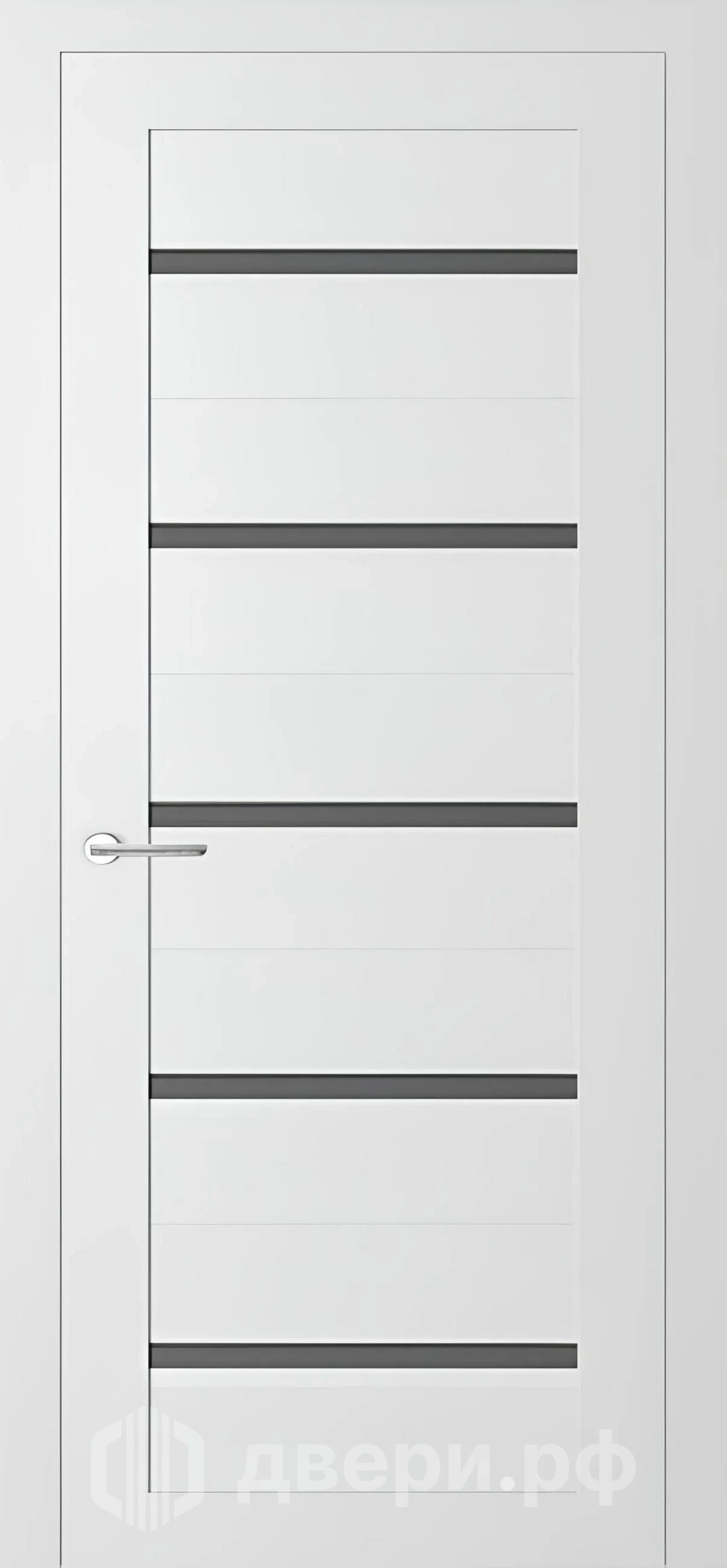 Межкомнатная дверь PV-02 (стекло графит) фото: Межкомнатная дверь PV-02 (стекло графит)