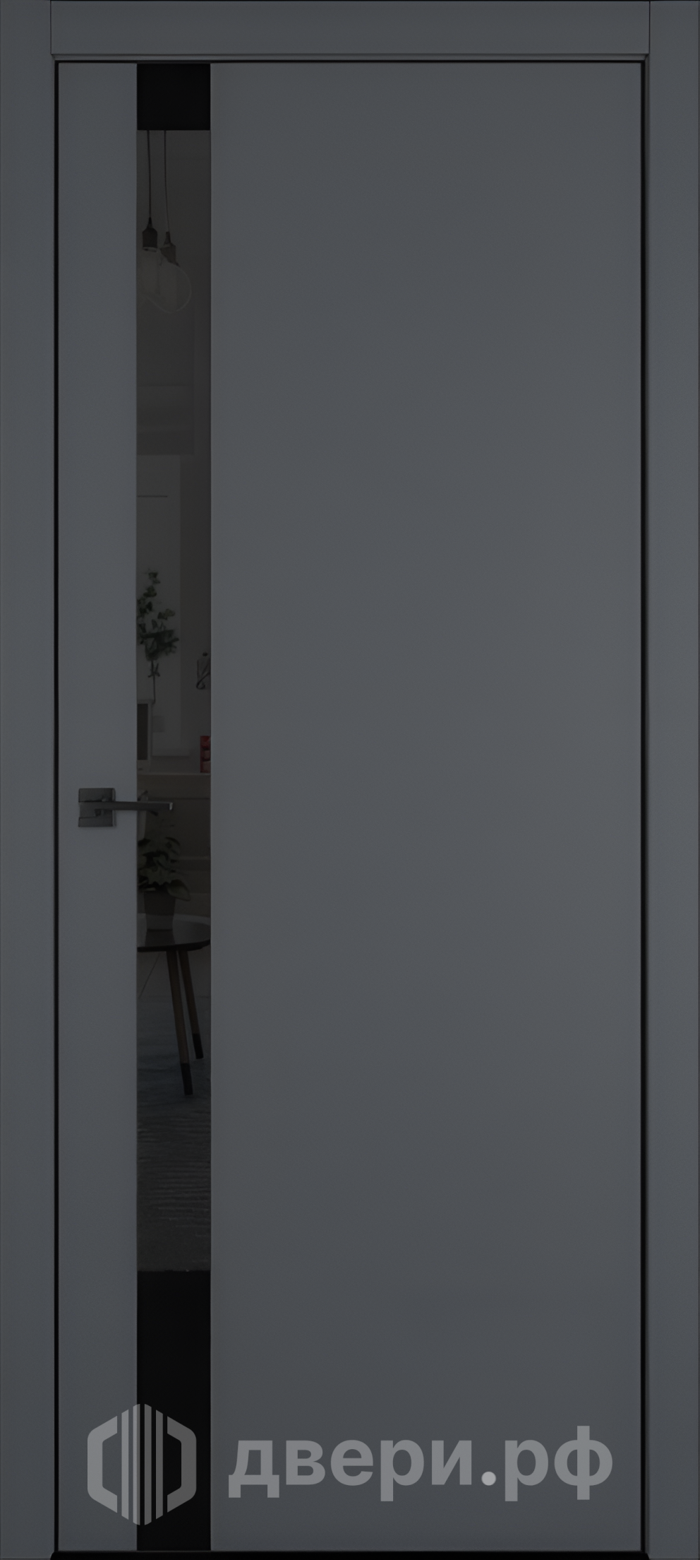 фото: Межкомнатная дверь Урбан 1 SV Лакобель черный