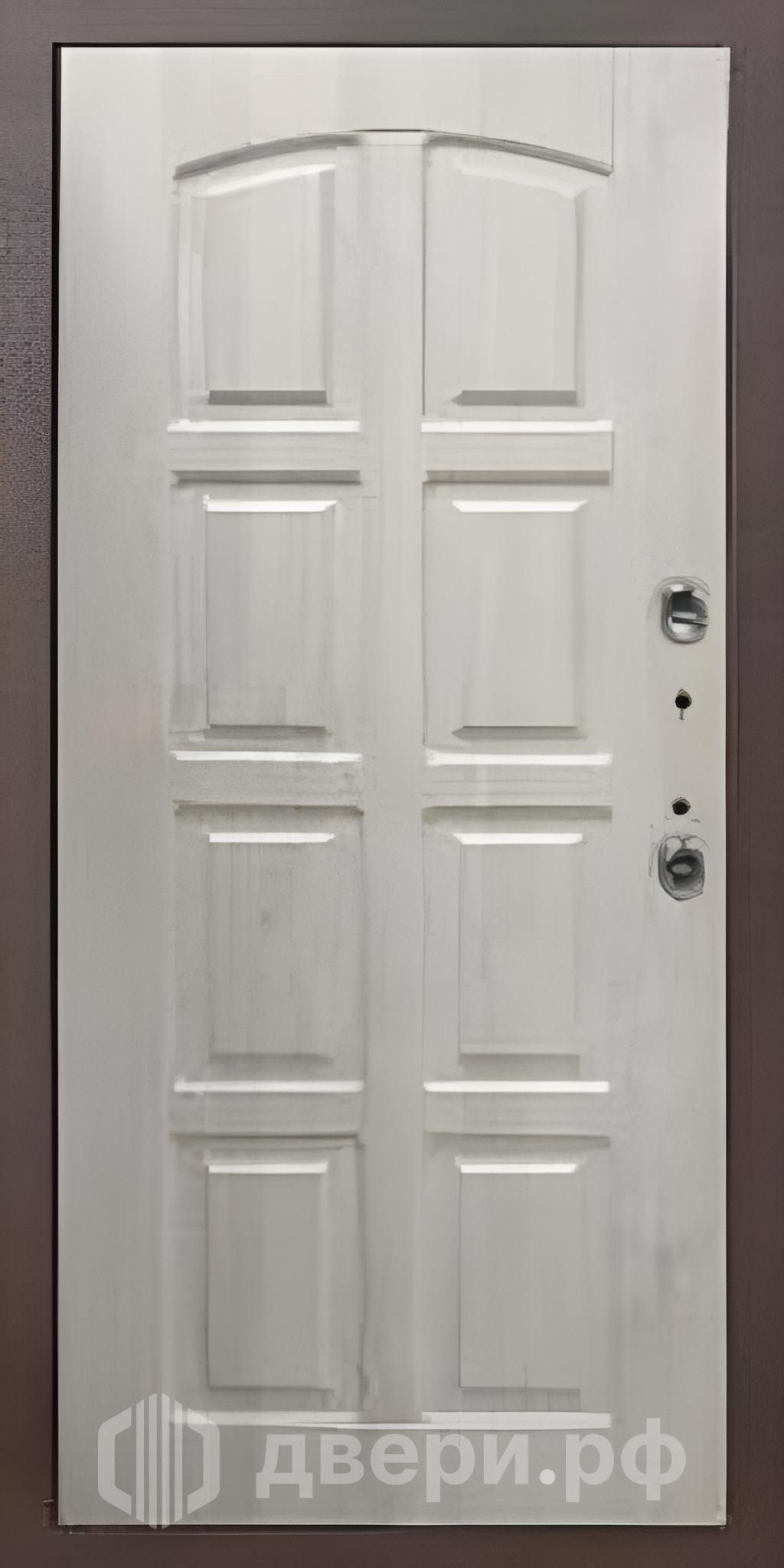 фото: Входная дверь Термо Сосна белая