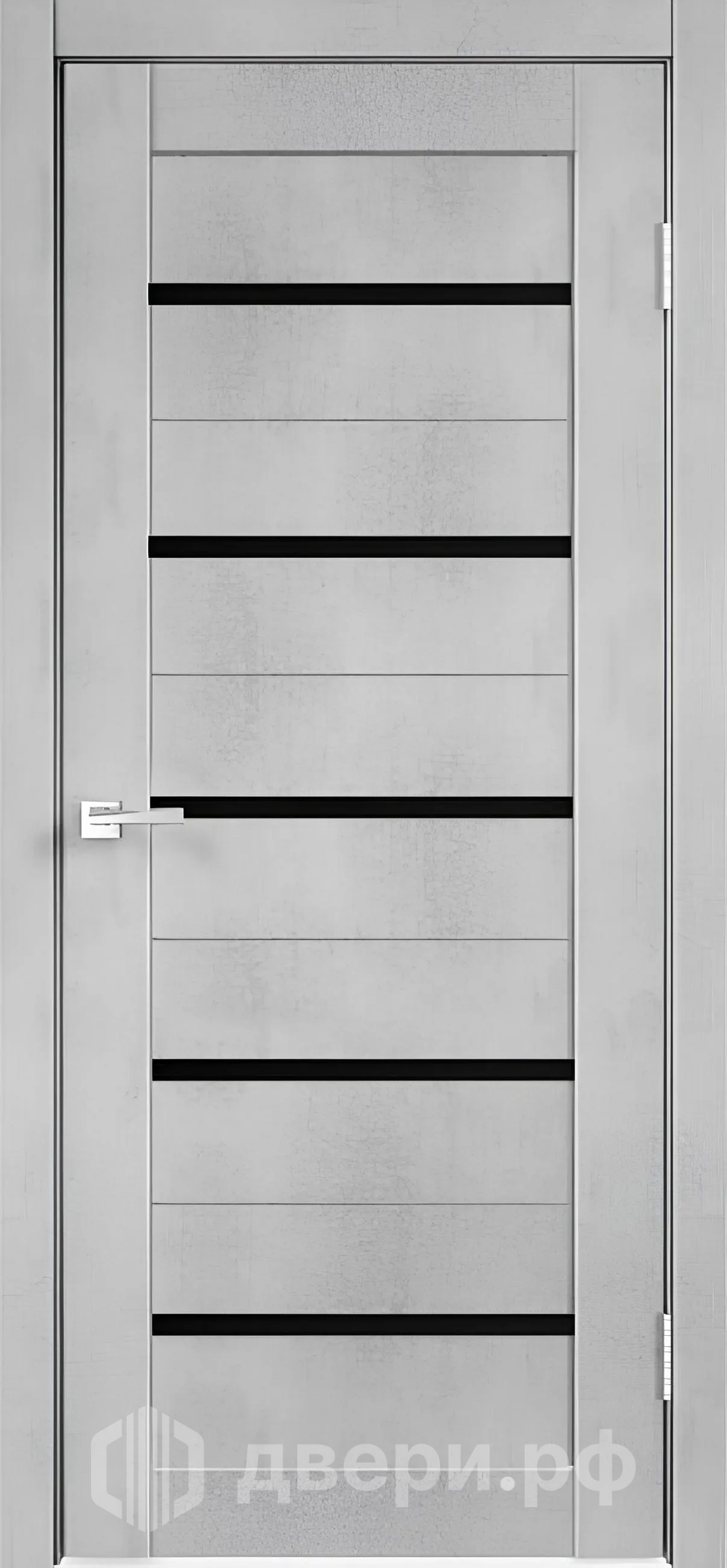 Межкомнатная дверь PV-02 (стекло графит) фото: Межкомнатная дверь PV-02 (стекло графит)