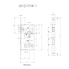 фото:  Замок врезной DORMA Gege 170 WC 78/55/8 F=20 №1