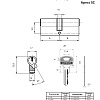фото:  Цилиндровый механизм Apecs SC-95(35/60) №3