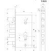 фото:  Замок врезной Apecs T-0523-C (правый) №2