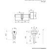 фото:  Цилиндровый механизм Vanger YC-80(35C/45)-C №2