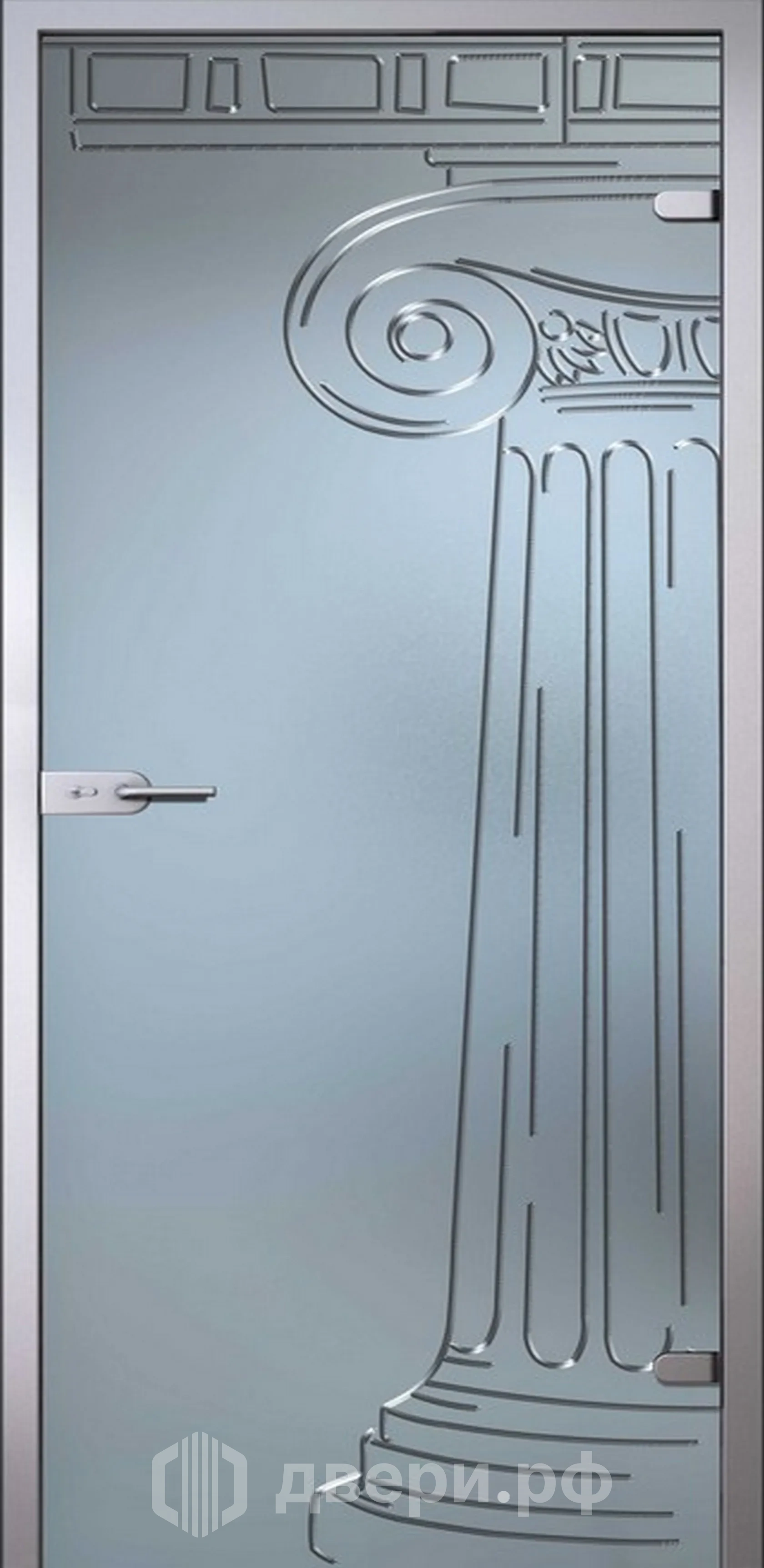 фото: Стеклянная дверь Капитель