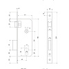 фото:  Замок врезной Apecs 1323/60 №2
