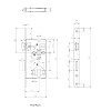 фото:  Замок врезной DORMA Gege 170 PZ 72/55/8 F=20 №1