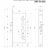 фото:  Замок врезной противопожарный Avers 2000-ZN (B2B) №1